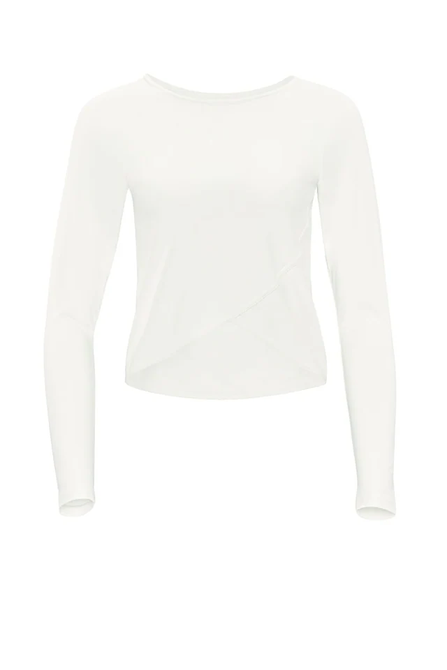 Winshape Langarmshirt »Cropped Functional Light and Soft« Overlap-Applikation