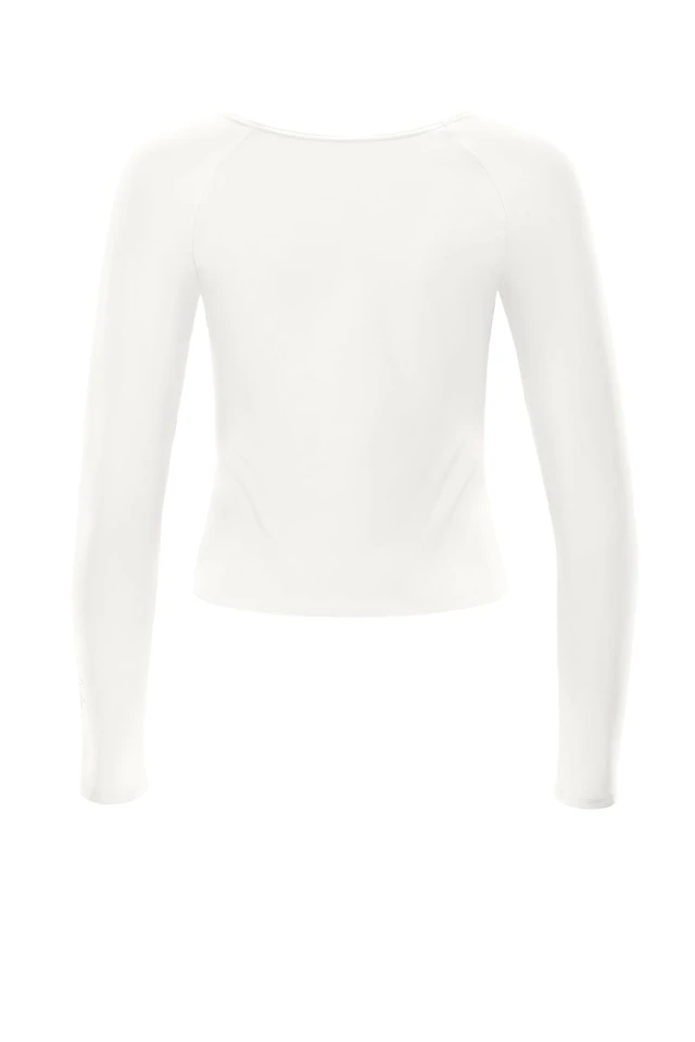 Winshape Langarmshirt »Cropped Functional Light and Soft« Overlap-Applikation