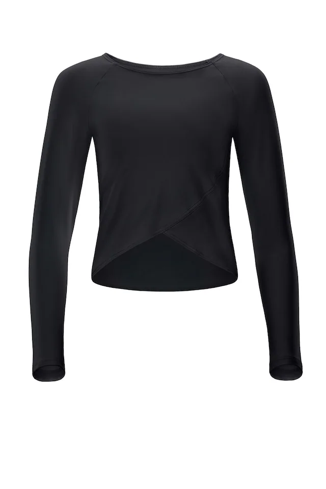 Winshape Langarmshirt »Cropped Functional Light and Soft« Overlap-Applikation