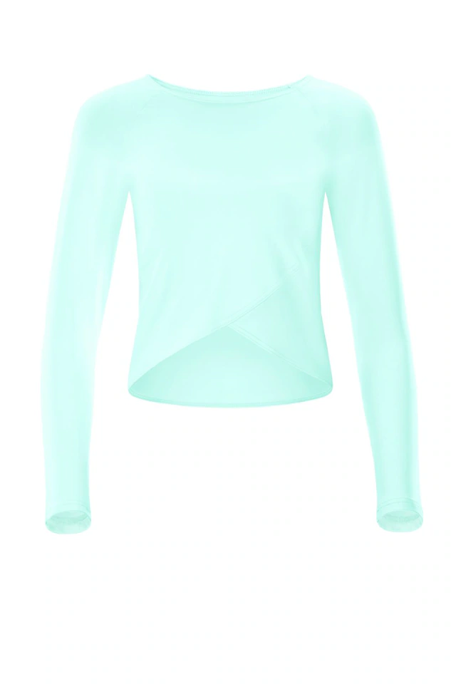 Winshape Langarmshirt »Cropped Functional Light and Soft« Overlap-Applikation