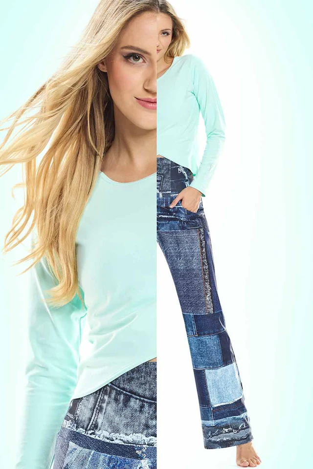 Winshape Langarmshirt »Cropped Functional Light and Soft« Overlap-Applikation