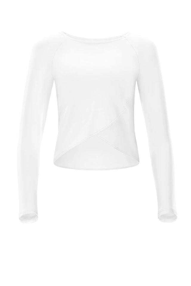 Winshape Langarmshirt »Cropped Functional Light and Soft« Overlap-Applikation