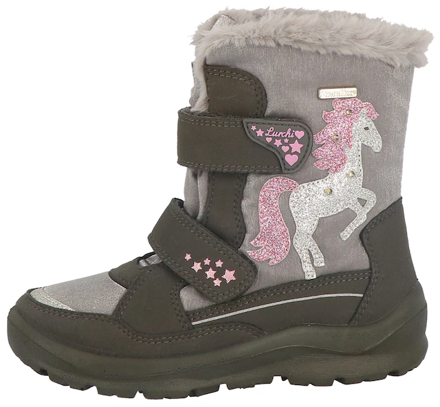 Lurchi Winterstiefel »Kanani-SYMPATEX Blinkschuh« Winterboots mit Blinkfunktion, Größenschablone zum Download
