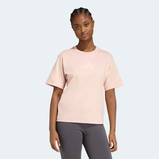 adidas Sportswear T-Shirt »W Z.N.E. TEE« für Erwachsene, mit Rundhalsausschnitt, ohne Verschluss, aus Baumwolle
