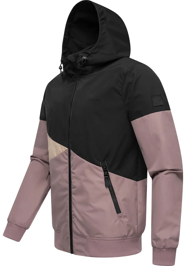 Ragwear Outdoorjacke »Renad« mit Kapuze Ultraleichte wasserdichte Herren Übergangsjacke mit Kapuze