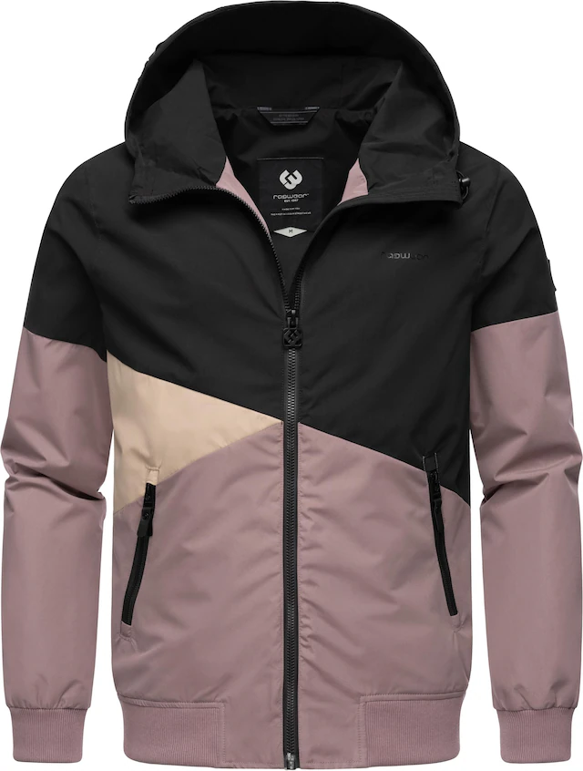 Ragwear Outdoorjacke »Renad« mit Kapuze Ultraleichte wasserdichte Herren Übergangsjacke mit Kapuze