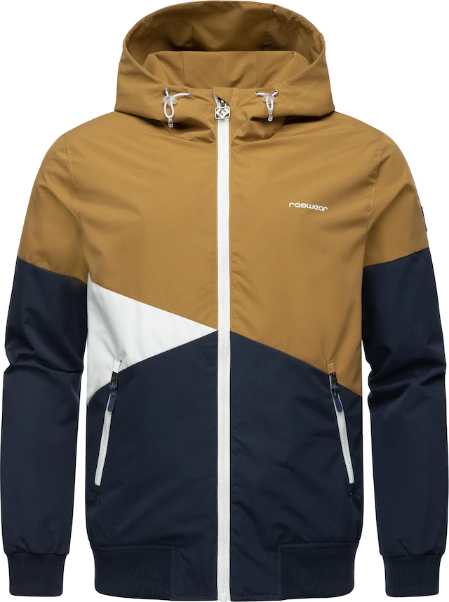 Ragwear Outdoorjacke »Renad« mit Kapuze Ultraleichte wasserdichte Herren Übergangsjacke mit Kapuze