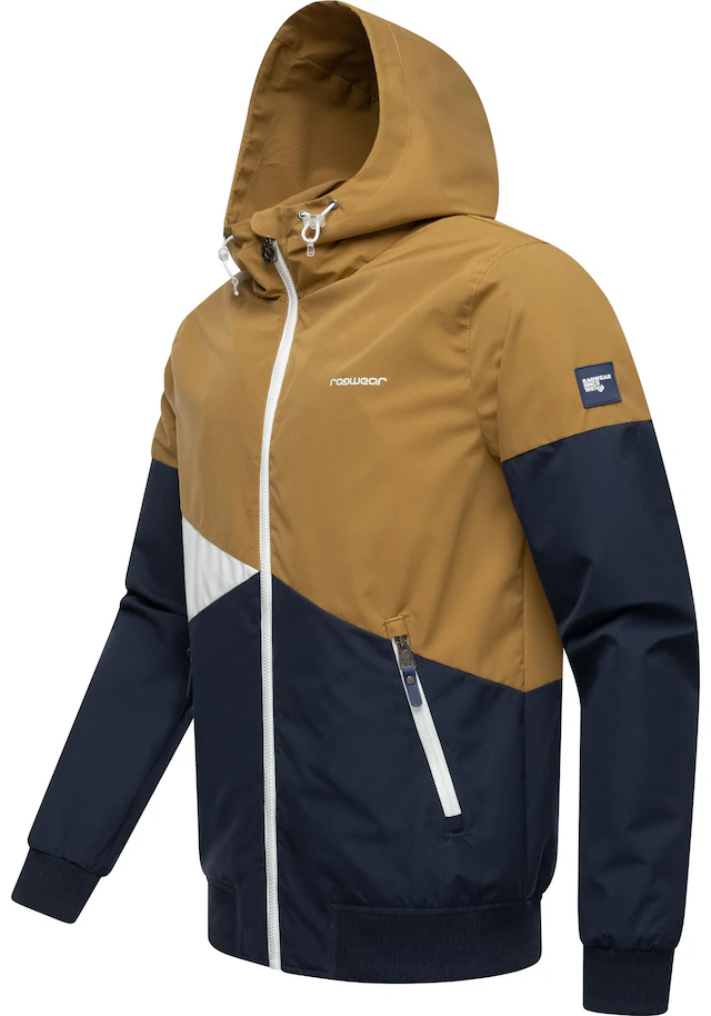 Ragwear Outdoorjacke »Renad« mit Kapuze Ultraleichte wasserdichte Herren Übergangsjacke mit Kapuze