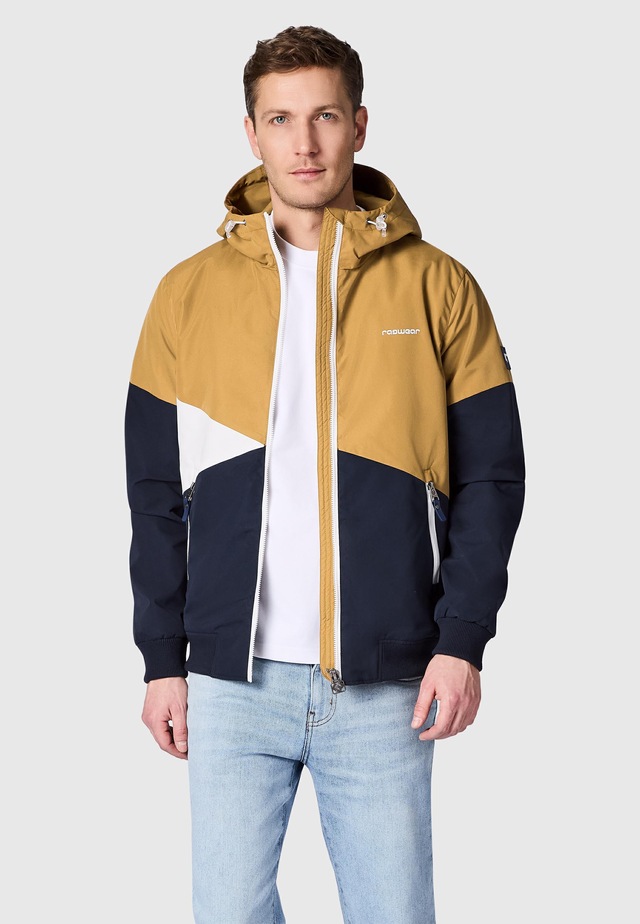 Ragwear Outdoorjacke »Renad« mit Kapuze Ultraleichte wasserdichte Herren Übergangsjacke mit Kapuze