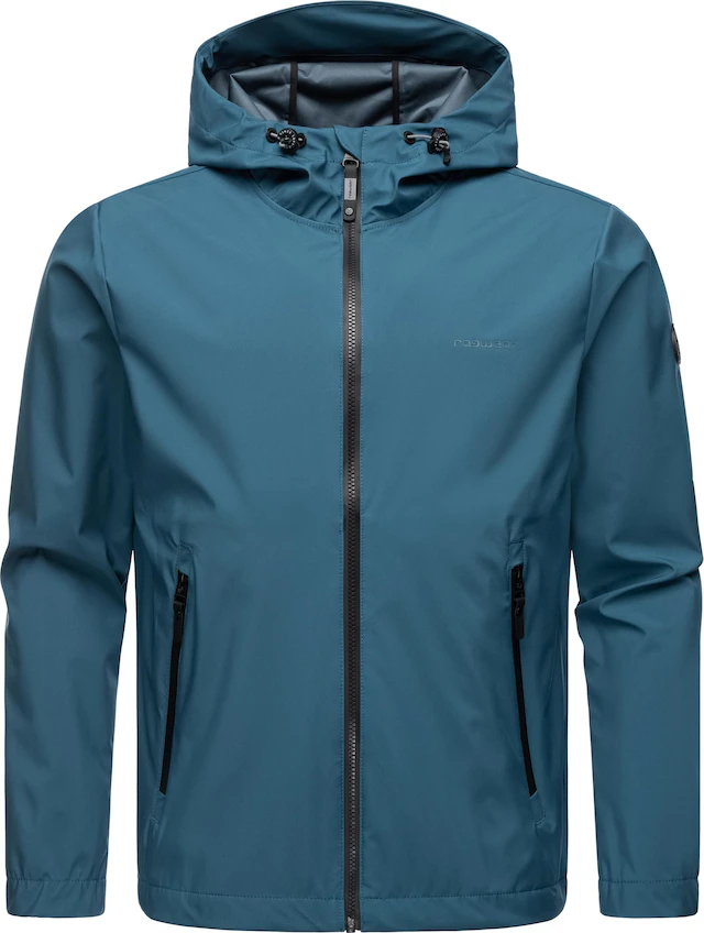 Ragwear Softshelljacke »Shellwie« mit Kapuze Wasserdichte Herren Übergangsjacke mit Kapuze
