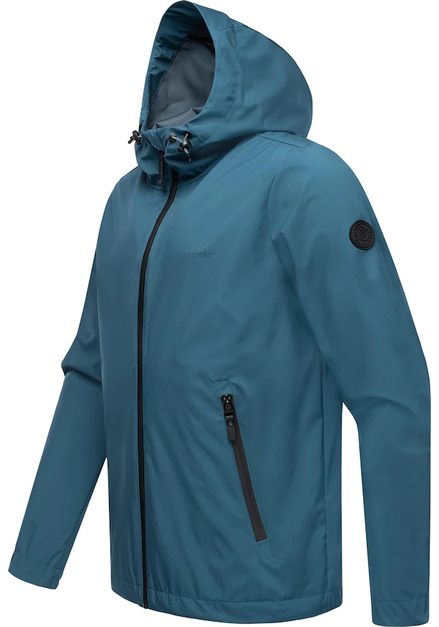 Ragwear Softshelljacke »Shellwie« mit Kapuze Wasserdichte Herren Übergangsjacke mit Kapuze