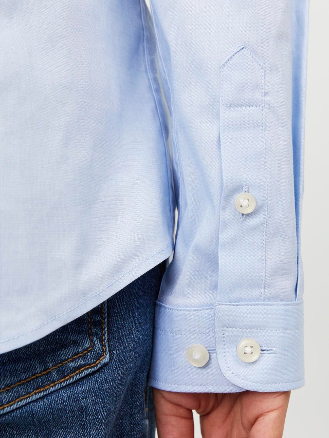 Jack & Jones Junior Langarmhemd »JPRPARMA cool, elastisch, kombinierbar« Baumwollmischung, regular fit