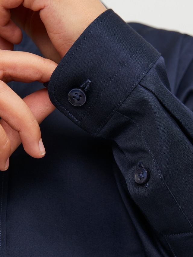 Jack & Jones Junior Langarmhemd »JPRPARMA cool, elastisch, kombinierbar« Baumwollmischung, regular fit