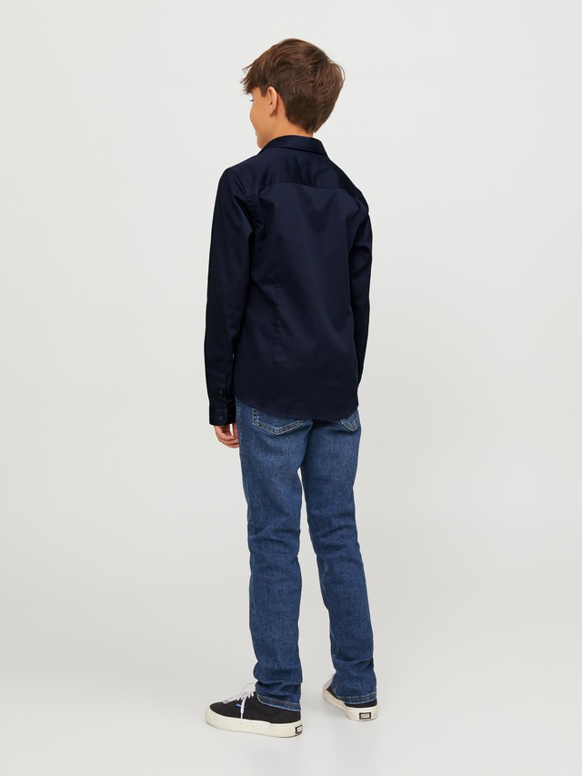 Jack & Jones Junior Langarmhemd »JPRPARMA cool, elastisch, kombinierbar« Baumwollmischung, regular fit