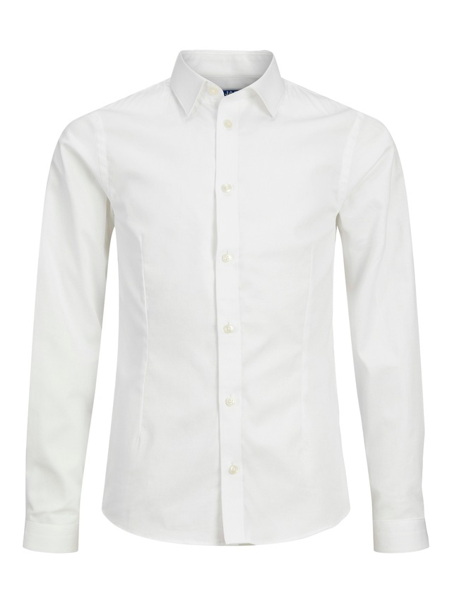 Jack & Jones Junior Langarmhemd »JPRPARMA cool, elastisch, kombinierbar« Baumwollmischung, regular fit