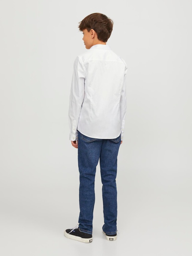 Jack & Jones Junior Langarmhemd »JPRPARMA cool, elastisch, kombinierbar« Baumwollmischung, regular fit