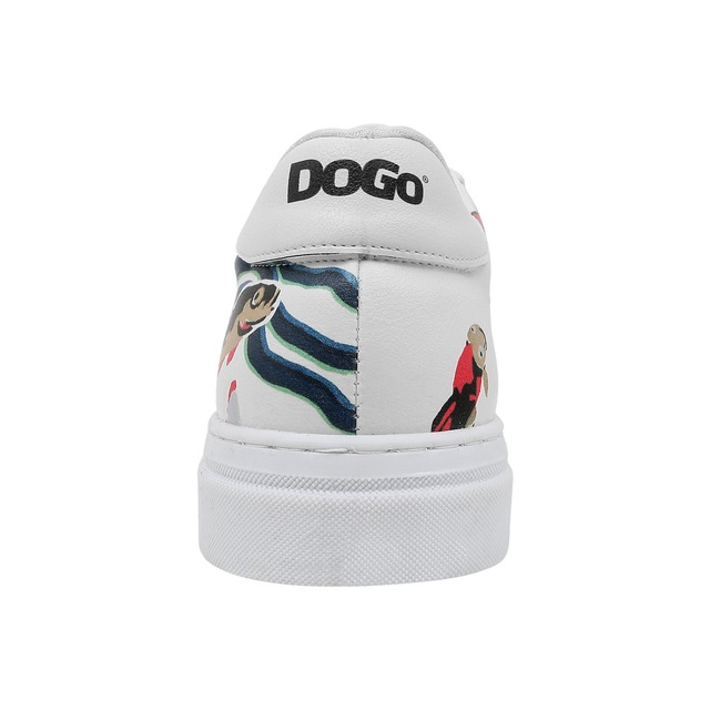 DOGO Sneaker »Ace Low-Top Sneaker Best Of Tweety And Sylvester Black Damen« Handgefertigt