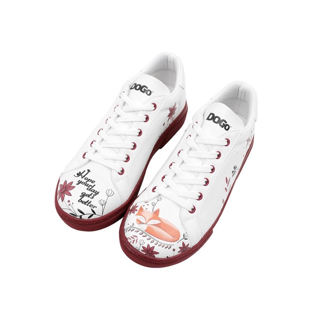 DOGO Sneaker »Ace Low-Top Sneaker Best Of Tweety And Sylvester Black Damen« Handgefertigt