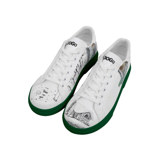 DOGO Sneaker »Ace Low-Top Sneaker Best Of Tweety And Sylvester Black Damen« Handgefertigt