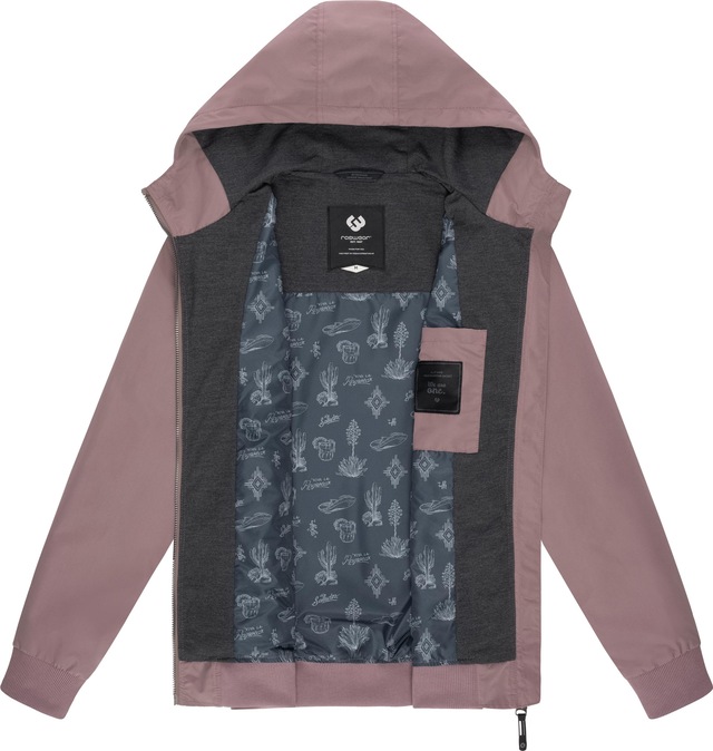 Ragwear Outdoorjacke »Perci« mit Kapuze Stylische Herren Übergangsjacke mit großer Kapuze