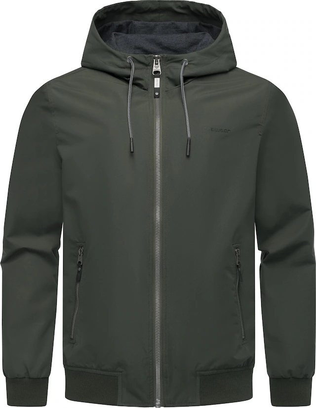 Ragwear Outdoorjacke »Perci« mit Kapuze Stylische Herren Übergangsjacke mit großer Kapuze