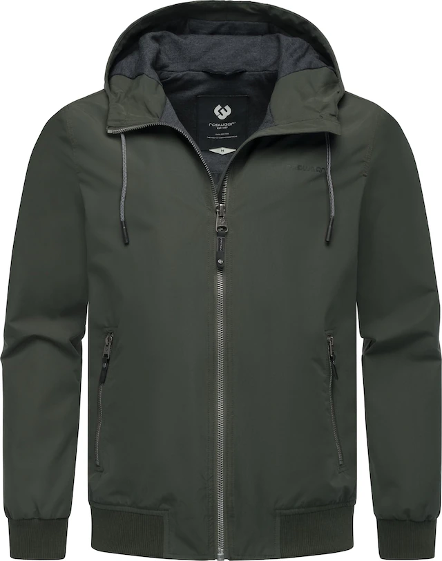 Ragwear Outdoorjacke »Perci« mit Kapuze Stylische Herren Übergangsjacke mit großer Kapuze