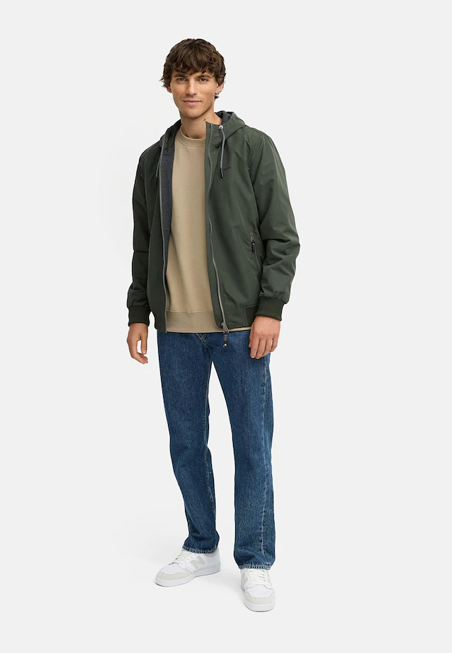 Ragwear Outdoorjacke »Perci« mit Kapuze Stylische Herren Übergangsjacke mit großer Kapuze