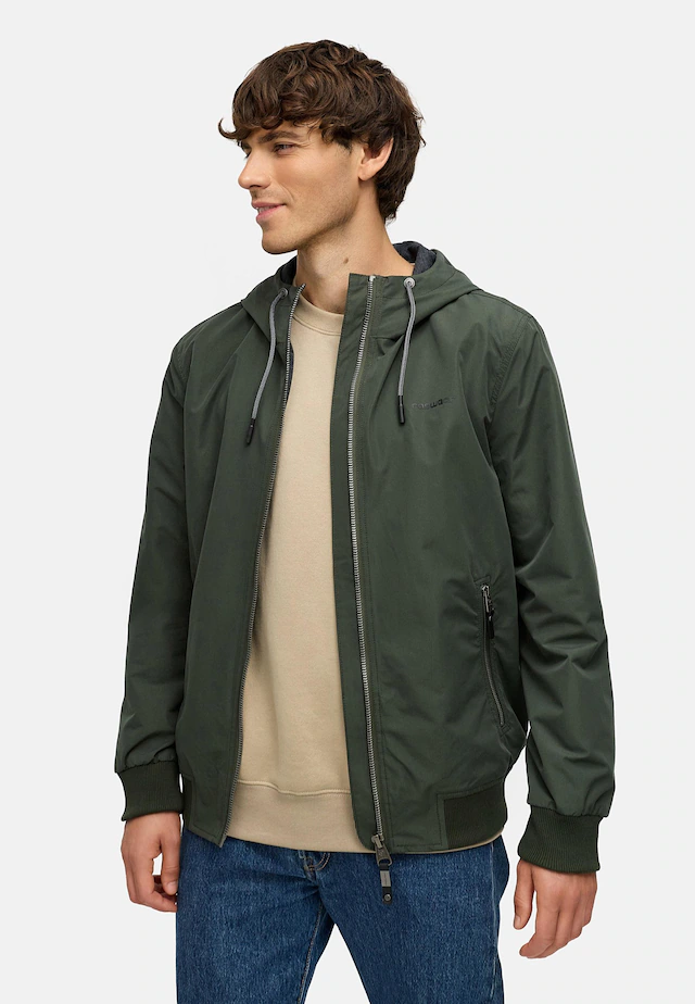 Ragwear Outdoorjacke »Perci« mit Kapuze Stylische Herren Übergangsjacke mit großer Kapuze