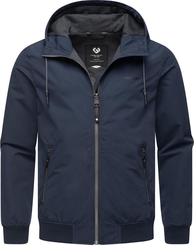 Ragwear Outdoorjacke »Perci« mit Kapuze Stylische Herren Übergangsjacke mit großer Kapuze