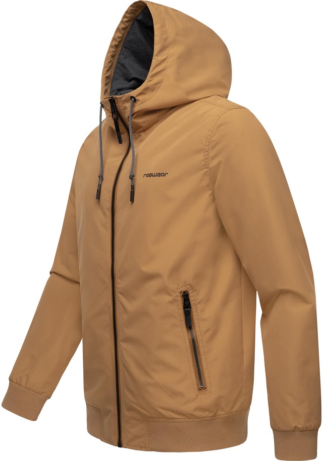 Ragwear Outdoorjacke »Perci« mit Kapuze Stylische Herren Übergangsjacke mit großer Kapuze