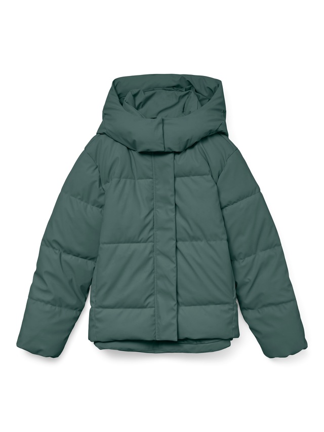 Vero Moda Steppjacke »VMGRETAKYLIE SHORT COATED JACKET NOOS« mit Kapuze Lederimitat