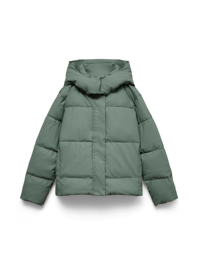 Vero Moda Steppjacke »VMGRETAKYLIE SHORT COATED JACKET NOOS« mit Kapuze Lederimitat