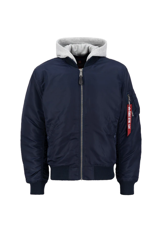 Alpha Industries Bomberjacke »MA-1 Zip Hood Back EMB«