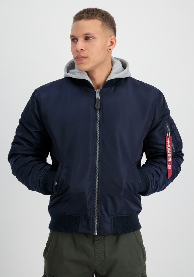 Alpha Industries Bomberjacke »MA-1 Zip Hood Back EMB«