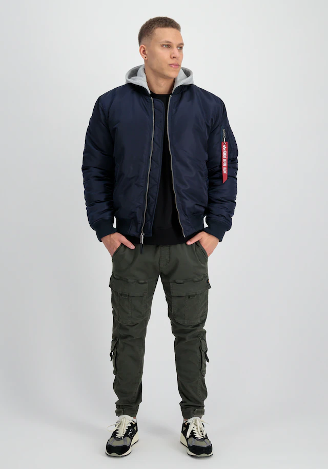 Alpha Industries Bomberjacke »MA-1 Zip Hood Back EMB«