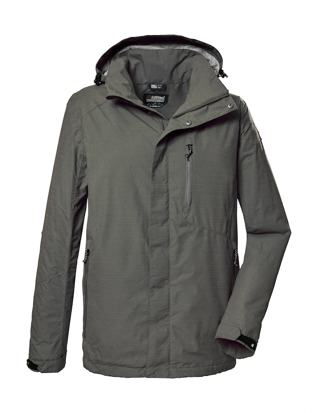 Killtec Outdoorjacke »KOS 256 MN JCKT_CARLEB« Wind- und wasserdichte Herrenjacke mit abnehmbarer Kapuze