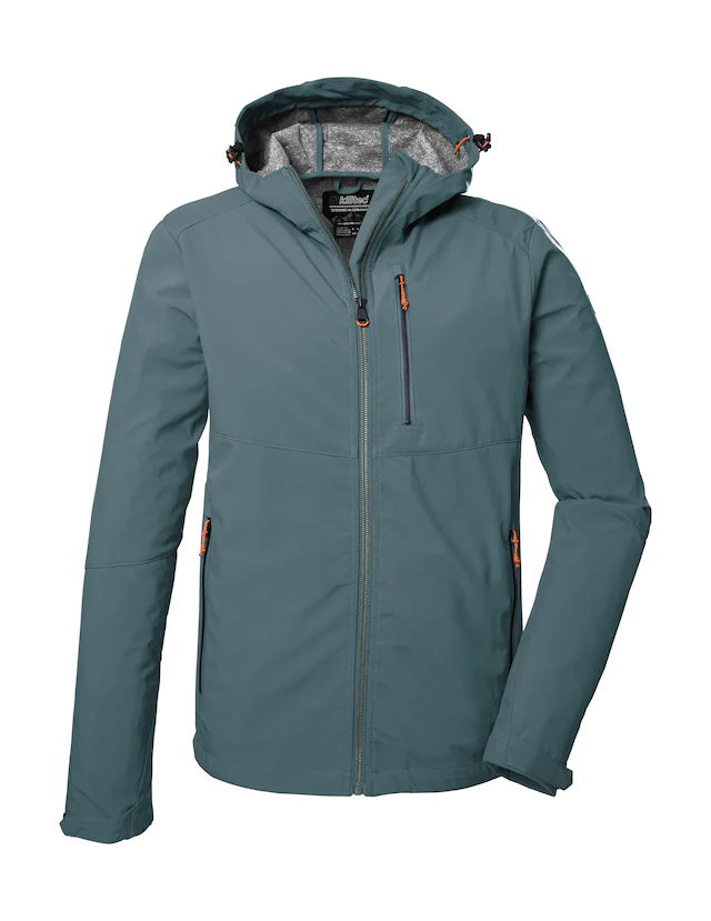 Killtec Softshelljacke »KOS 259 MN SFTSHLL JCKT« Wasserabweisende Softshelljacke mit verstellbarer Kapuze