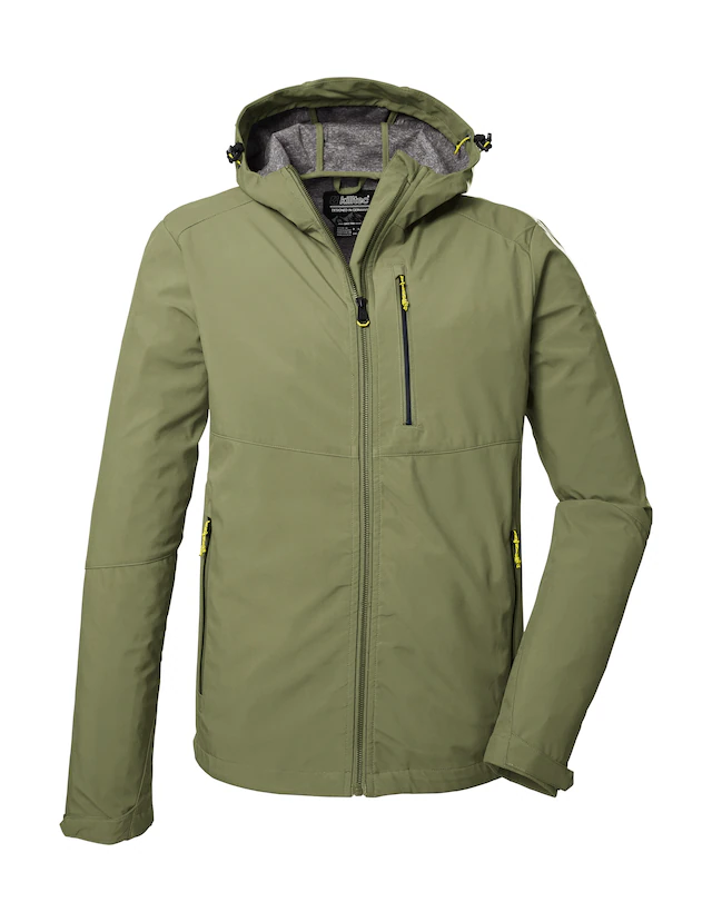 Killtec Softshelljacke »KOS 259 MN SFTSHLL JCKT« Wasserabweisende Softshelljacke mit verstellbarer Kapuze