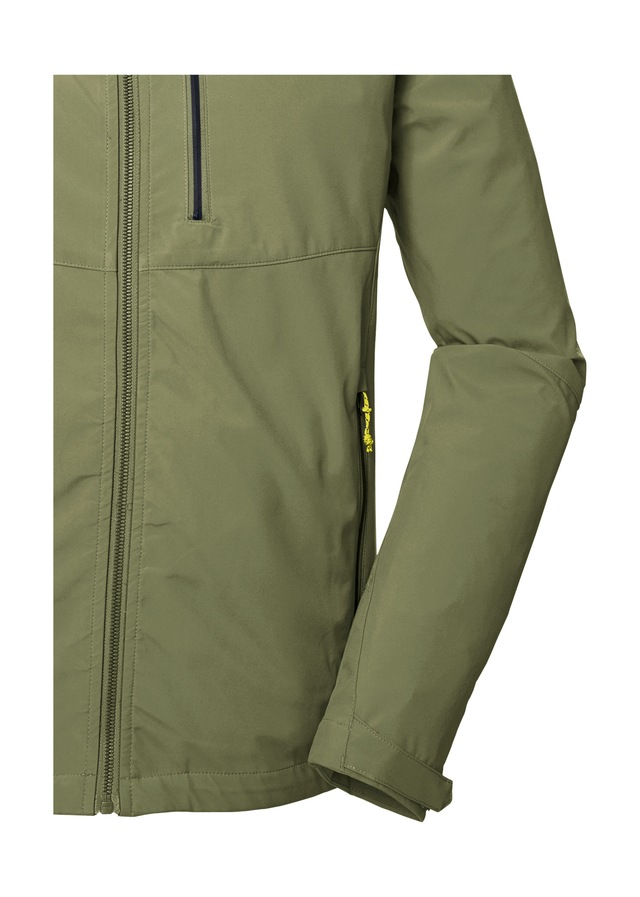 Killtec Softshelljacke »KOS 259 MN SFTSHLL JCKT« Wasserabweisende Softshelljacke mit verstellbarer Kapuze