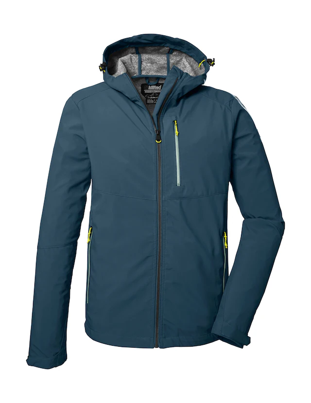 Killtec Softshelljacke »KOS 259 MN SFTSHLL JCKT« Wasserabweisende Softshelljacke mit verstellbarer Kapuze
