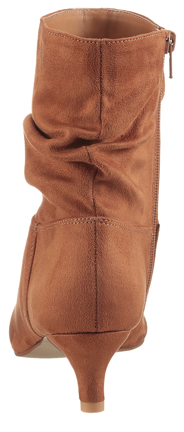 Aniston SHOES Stiefelette Ankleboots mit slouchy Schaft und Reißverschluss