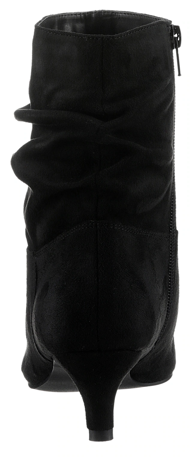 Aniston SHOES Stiefelette Ankleboots mit slouchy Schaft und Reißverschluss