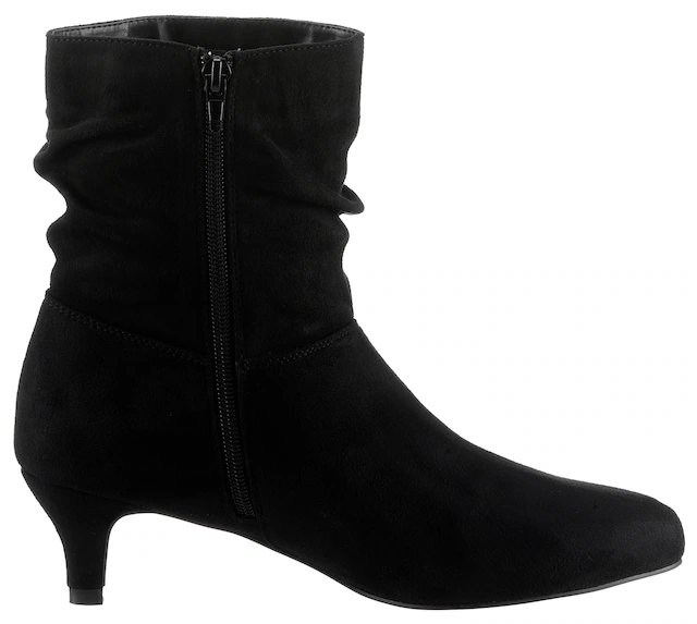 Aniston SHOES Stiefelette Ankleboots mit slouchy Schaft und Reißverschluss
