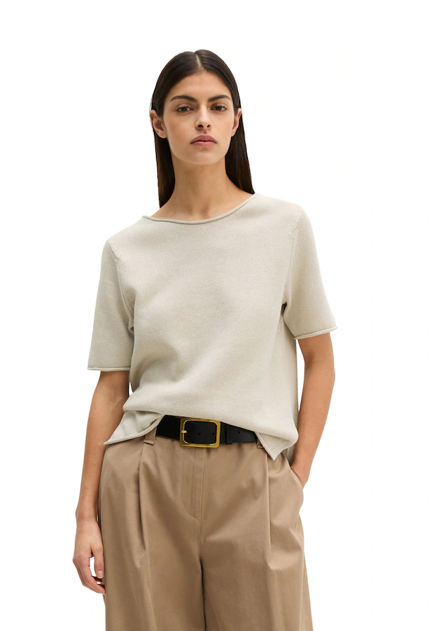 Marc O'Polo Strickpullover »aus Organic-Cotton-Leinen-Mix«
