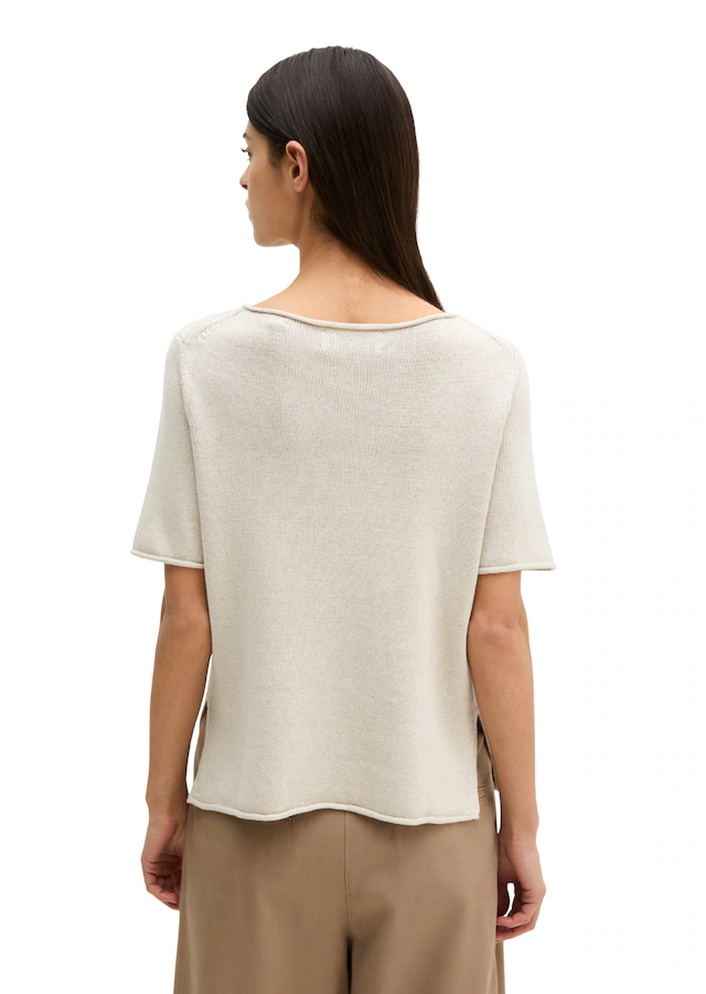 Marc O'Polo Strickpullover »aus Organic-Cotton-Leinen-Mix«