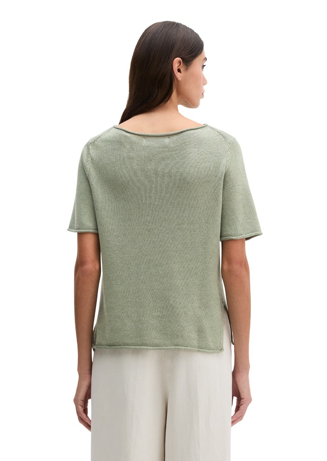 Marc O'Polo Strickpullover »aus Organic-Cotton-Leinen-Mix«
