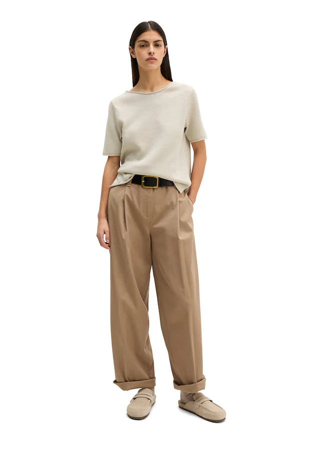 Marc O'Polo Strickpullover »aus Organic-Cotton-Leinen-Mix«