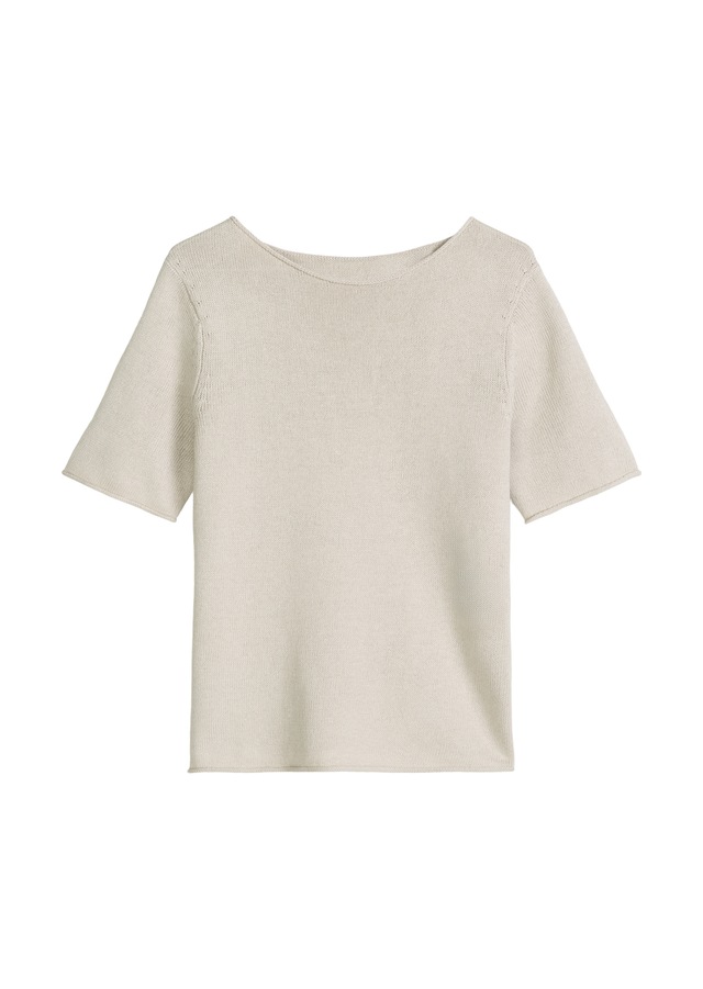 Marc O'Polo Strickpullover »aus Organic-Cotton-Leinen-Mix«