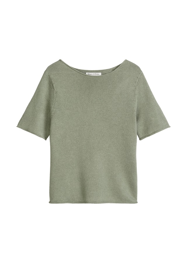 Marc O'Polo Strickpullover »aus Organic-Cotton-Leinen-Mix«