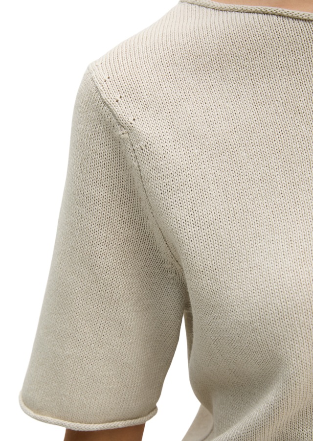 Marc O'Polo Strickpullover »aus Organic-Cotton-Leinen-Mix«